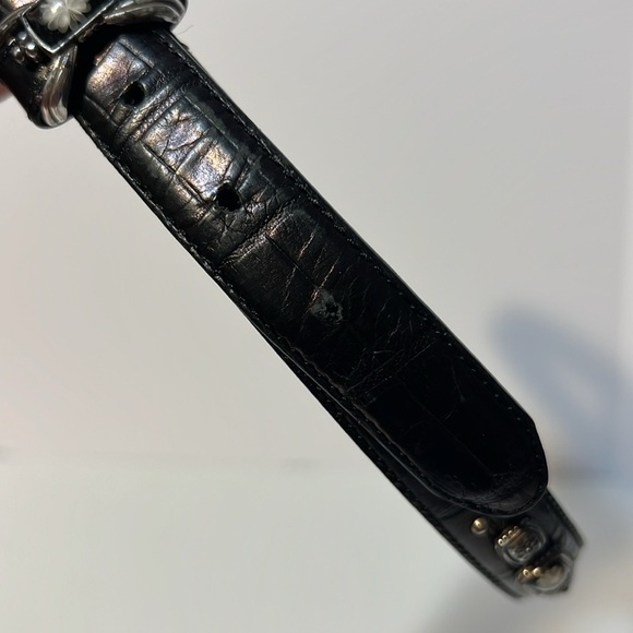 Brighton Women’s Black Belt Size Medium - Picture 8 of 11